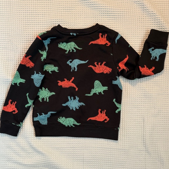 Cat & Jack Dinosaur Print Sweatshirt - Black, Red, Green - Picture 2 of 4
